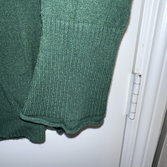 Green Turtleneck Sweater - Picture 3 of 4